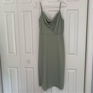 NWT Adrianna Papell Midi Slip dress size 4, sage green